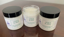 Load image into Gallery viewer, Citrus & Sage Body Butter 4oz