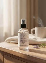 Load image into Gallery viewer, Lavender Hydrosol Floral Linen Spray 8oz