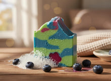 Load image into Gallery viewer, Blueberry Bubbles Artisan Soap
